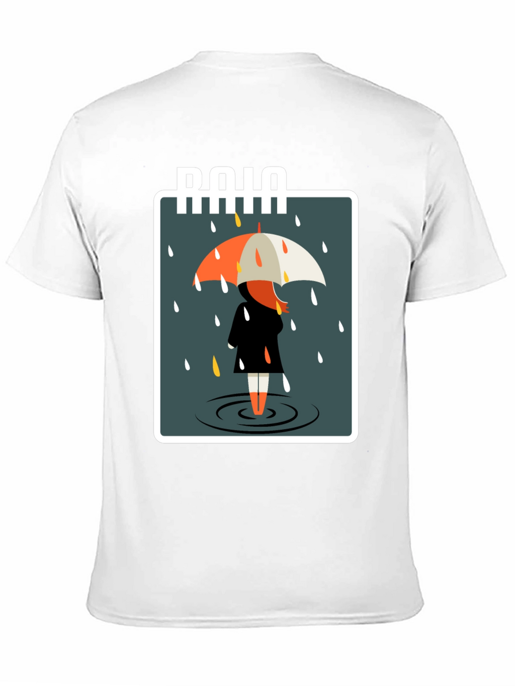 Rainy Day Graphic Tee - Stylish Comfort