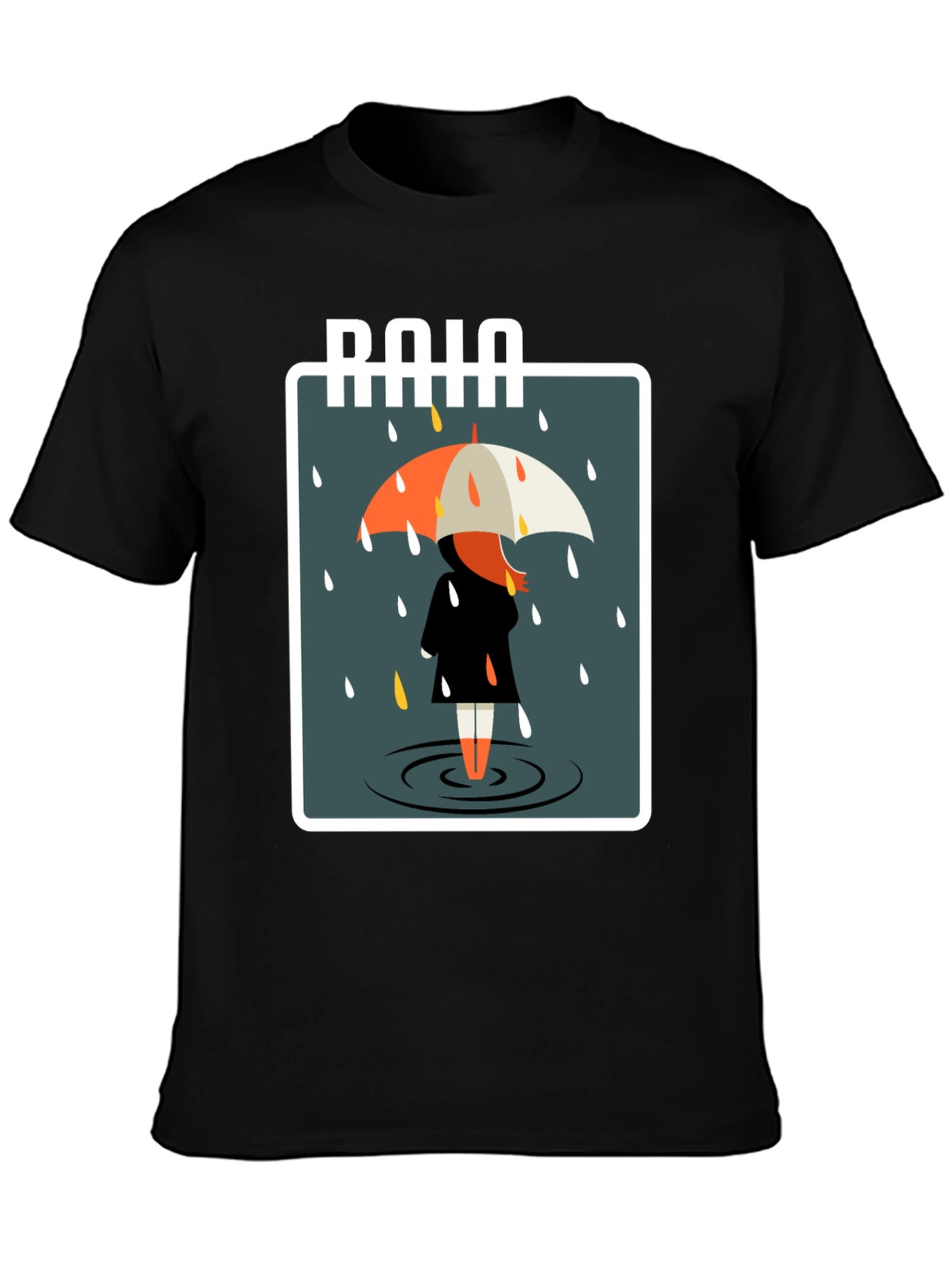 Rainy Day Graphic Tee - Stylish Comfort