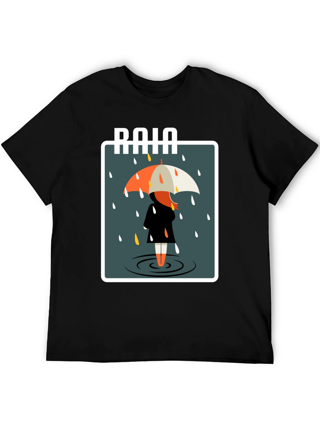 Rainy Day Graphic Tee - Stylish Comfort