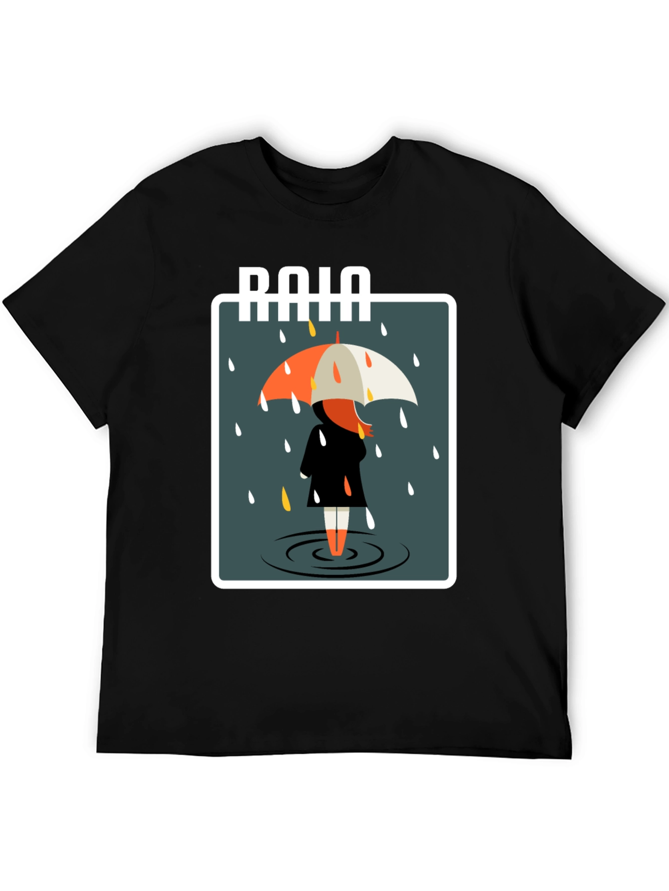 Rainy Day Graphic Tee - Stylish Comfort