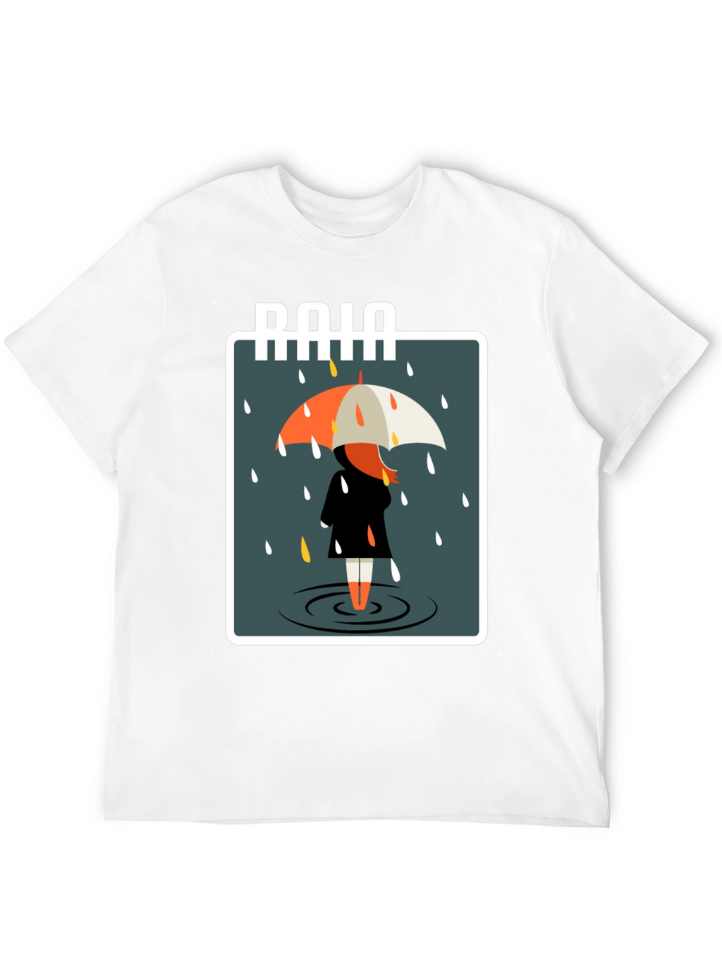 Rainy Day Graphic Tee - Stylish Comfort