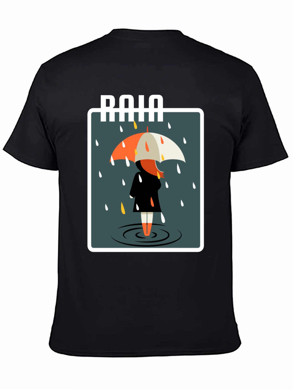 Rainy Day Graphic Tee - Stylish Comfort