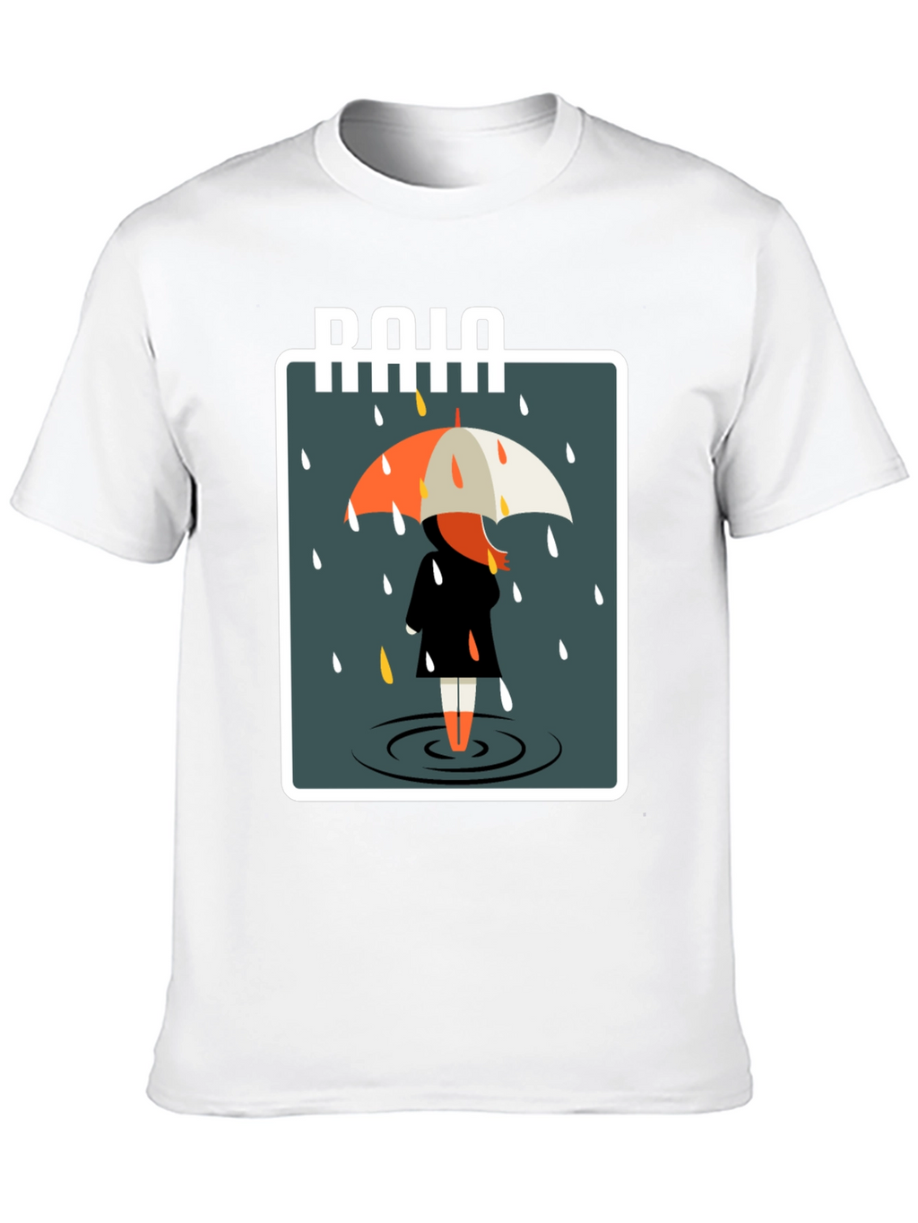 Rainy Day Graphic Tee - Stylish Comfort