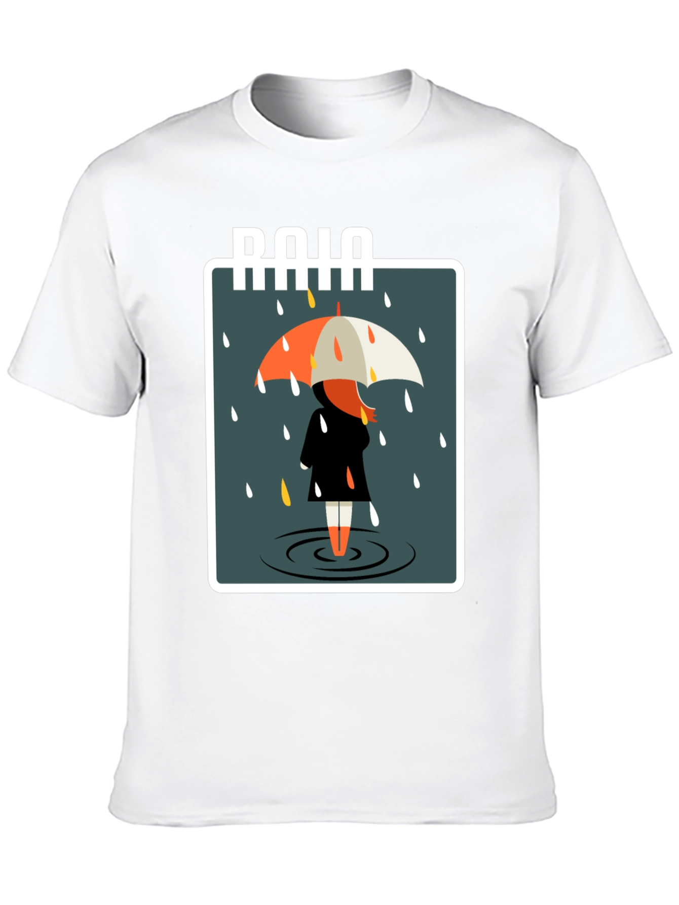 Rainy Day Graphic Tee - Stylish Comfort