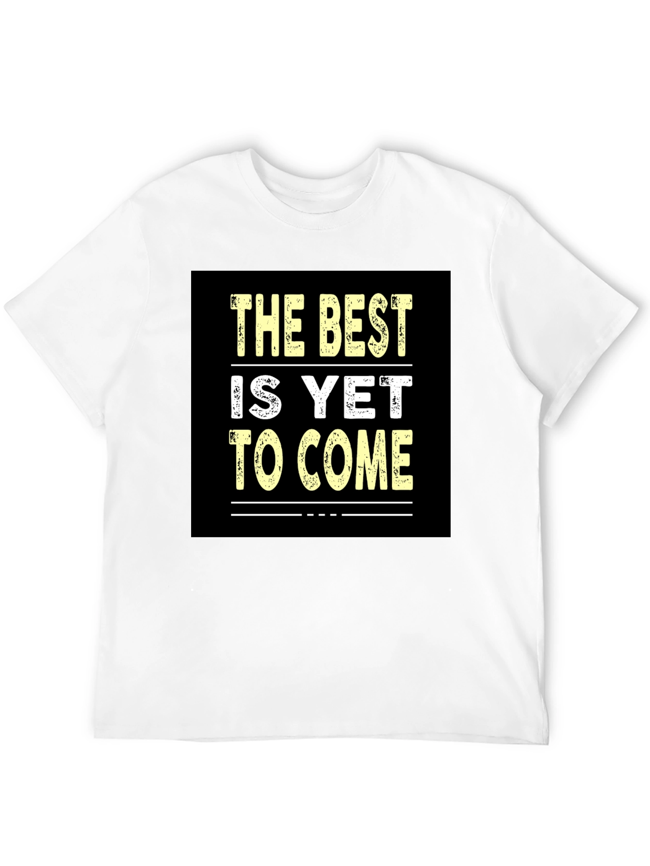 Best Is Yet to Come Black Graphic Tee