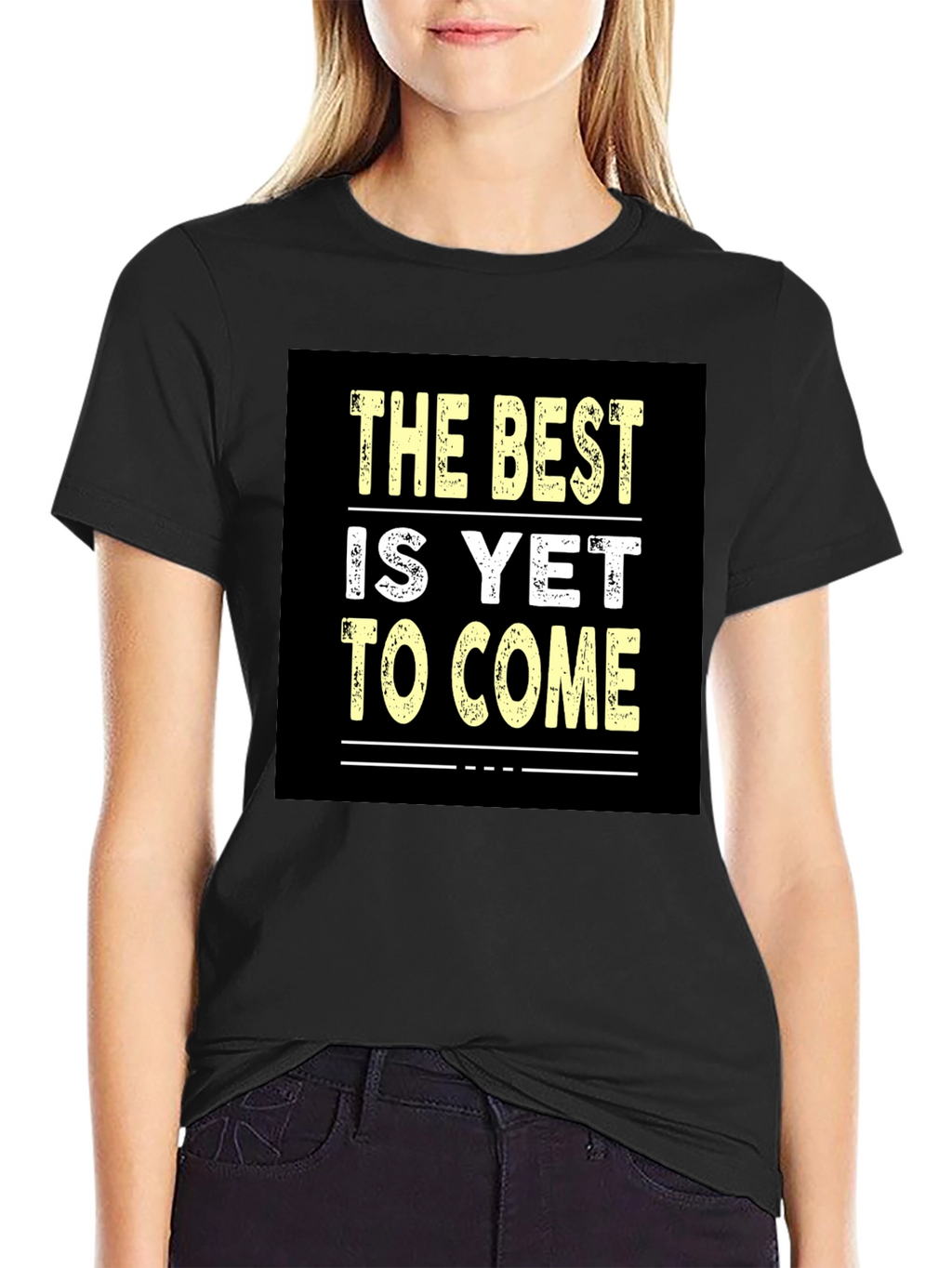 Best Is Yet to Come Black Graphic Tee