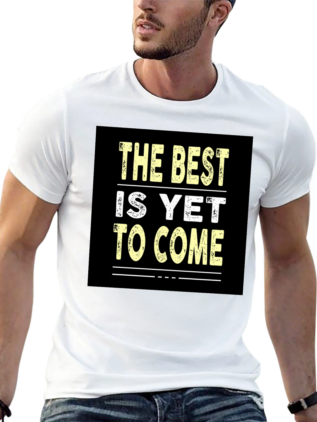 Best Is Yet to Come Black Graphic Tee