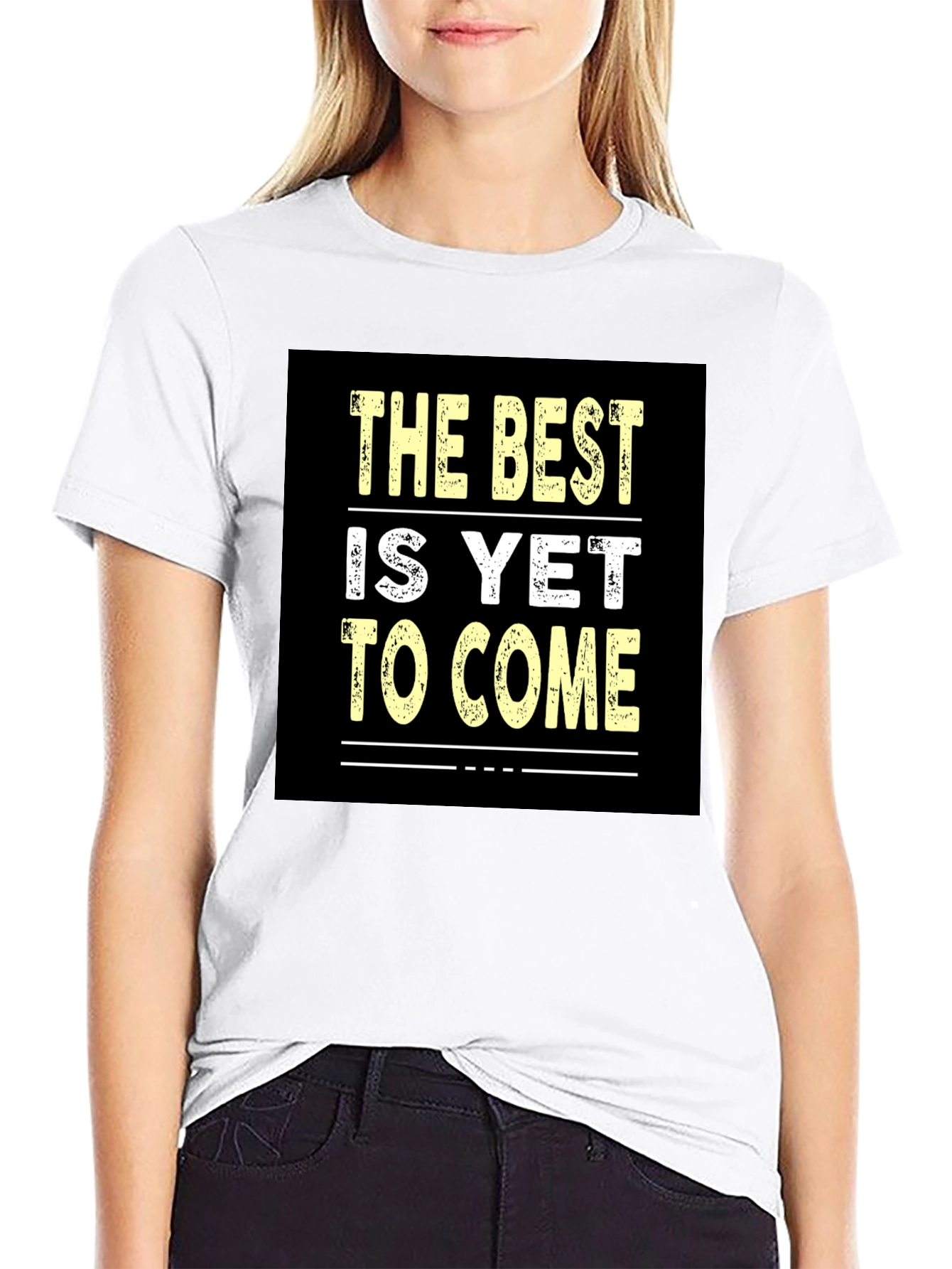 Best Is Yet to Come Black Graphic Tee