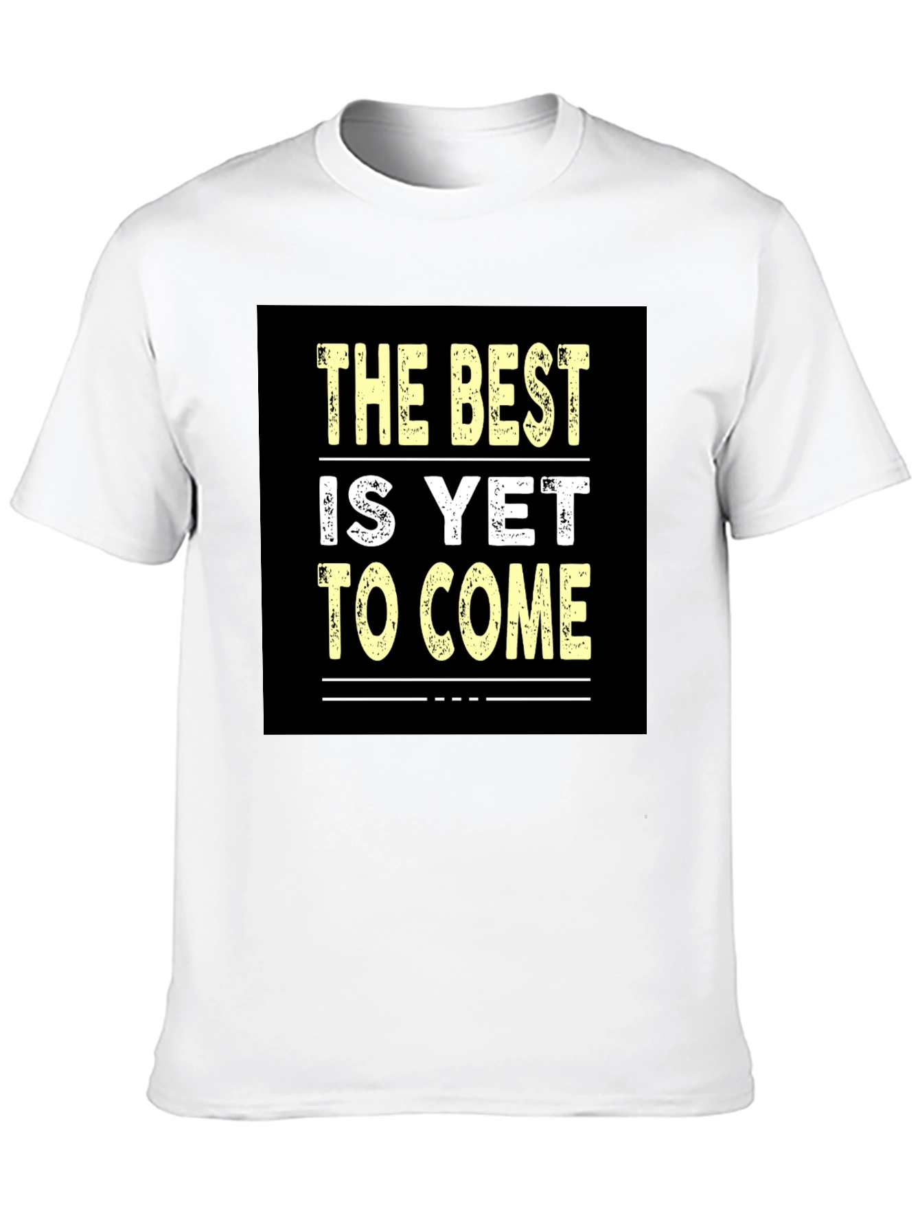 Best Is Yet to Come Black Graphic Tee