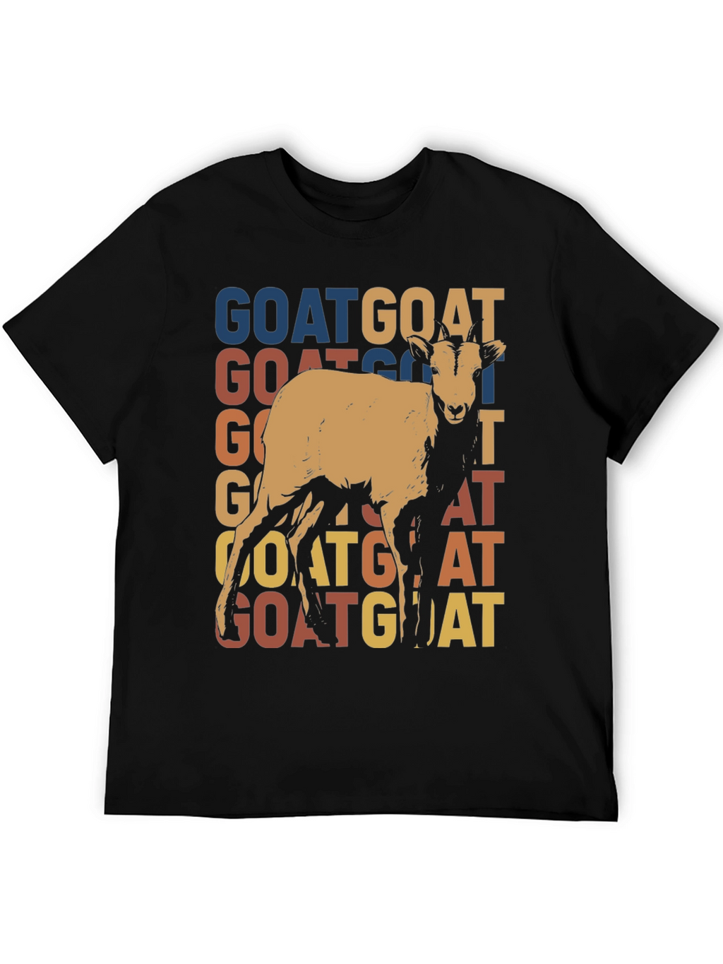 Retro Goat Graphic Tee