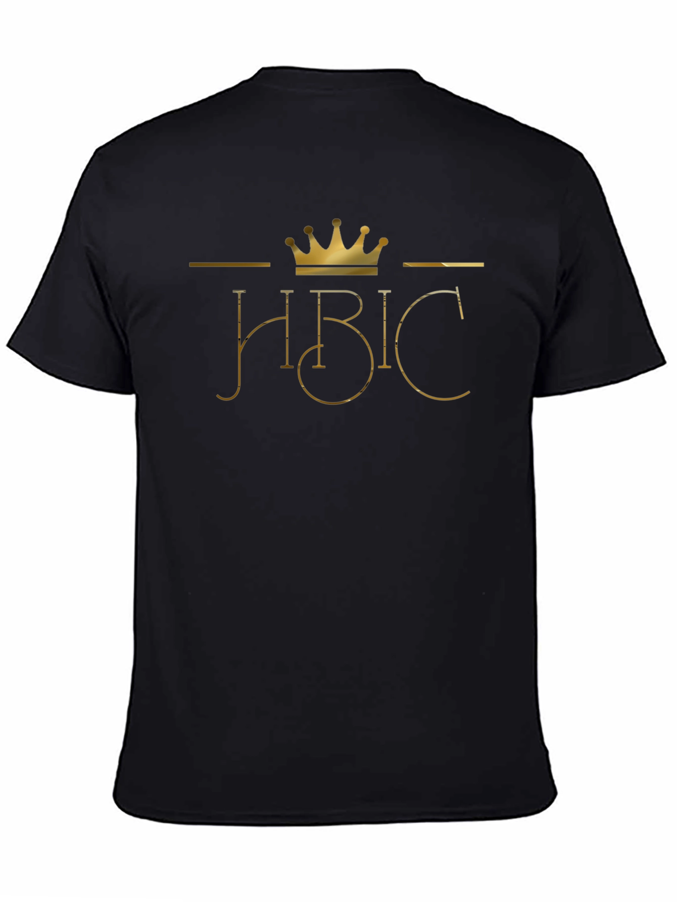 HBIC Crown Graphic T-Shirt - Black