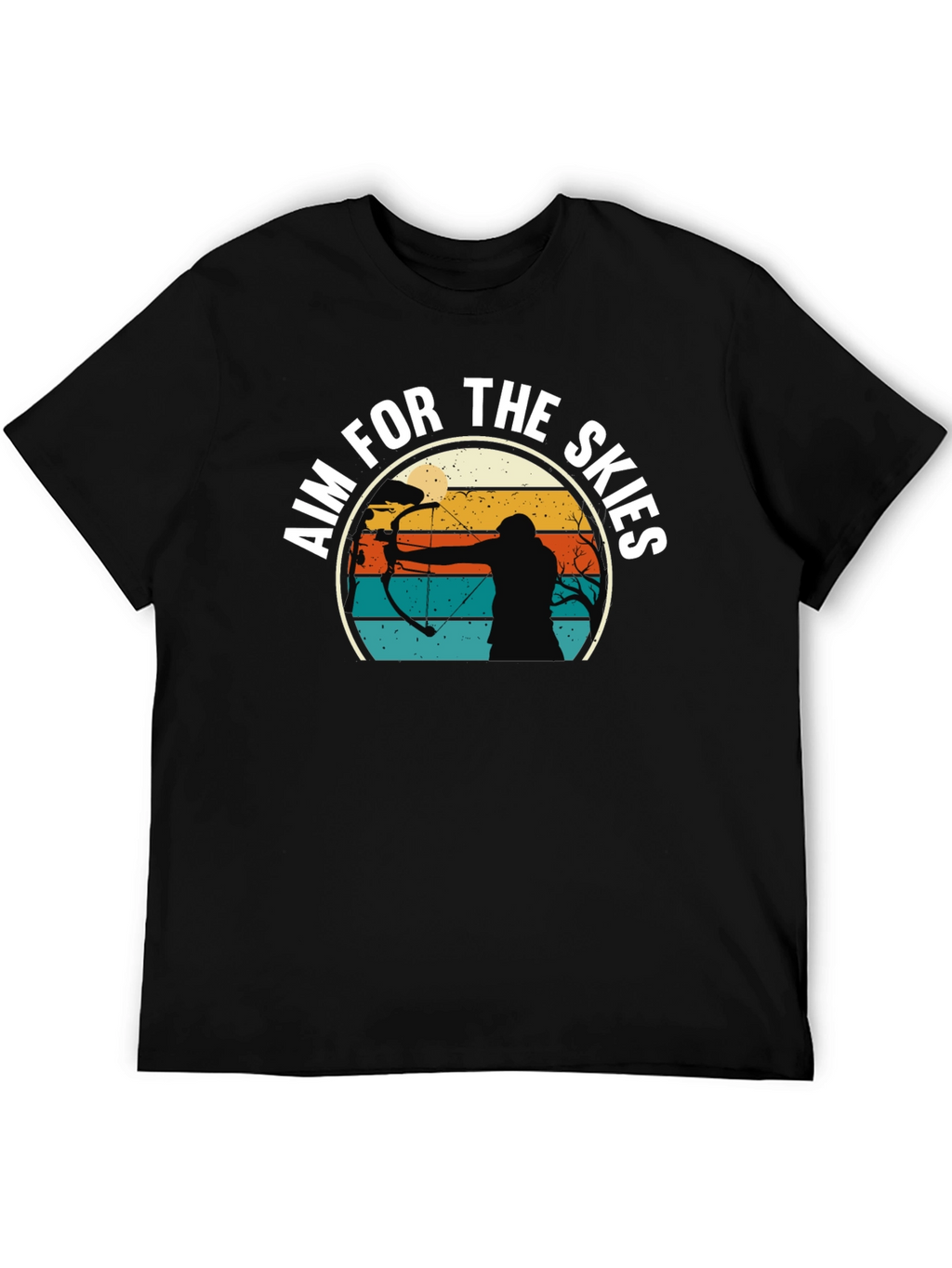 Aim For The Skies Retro Archer Graphic T-Shirt