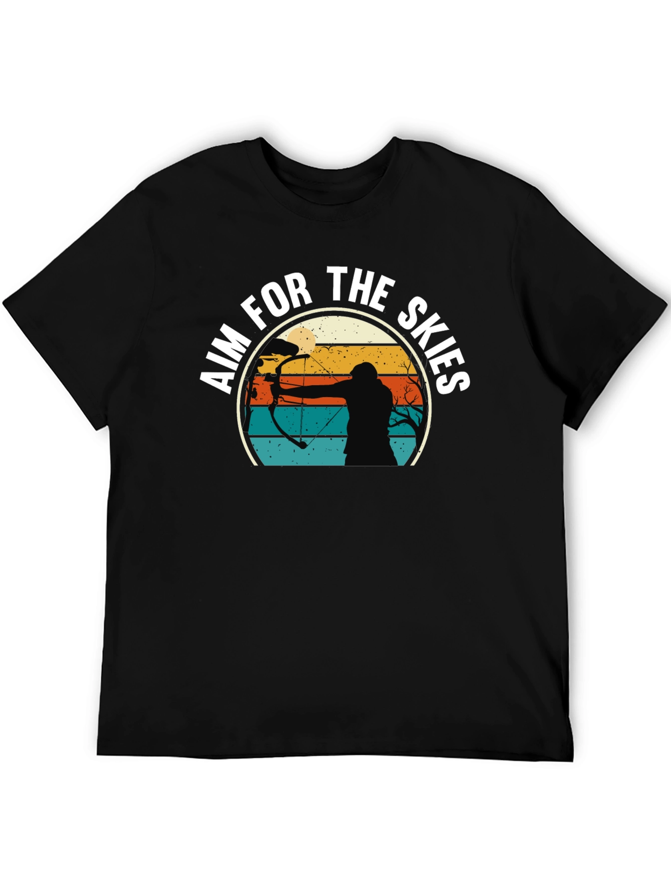 Aim For The Skies Retro Archer Graphic T-Shirt