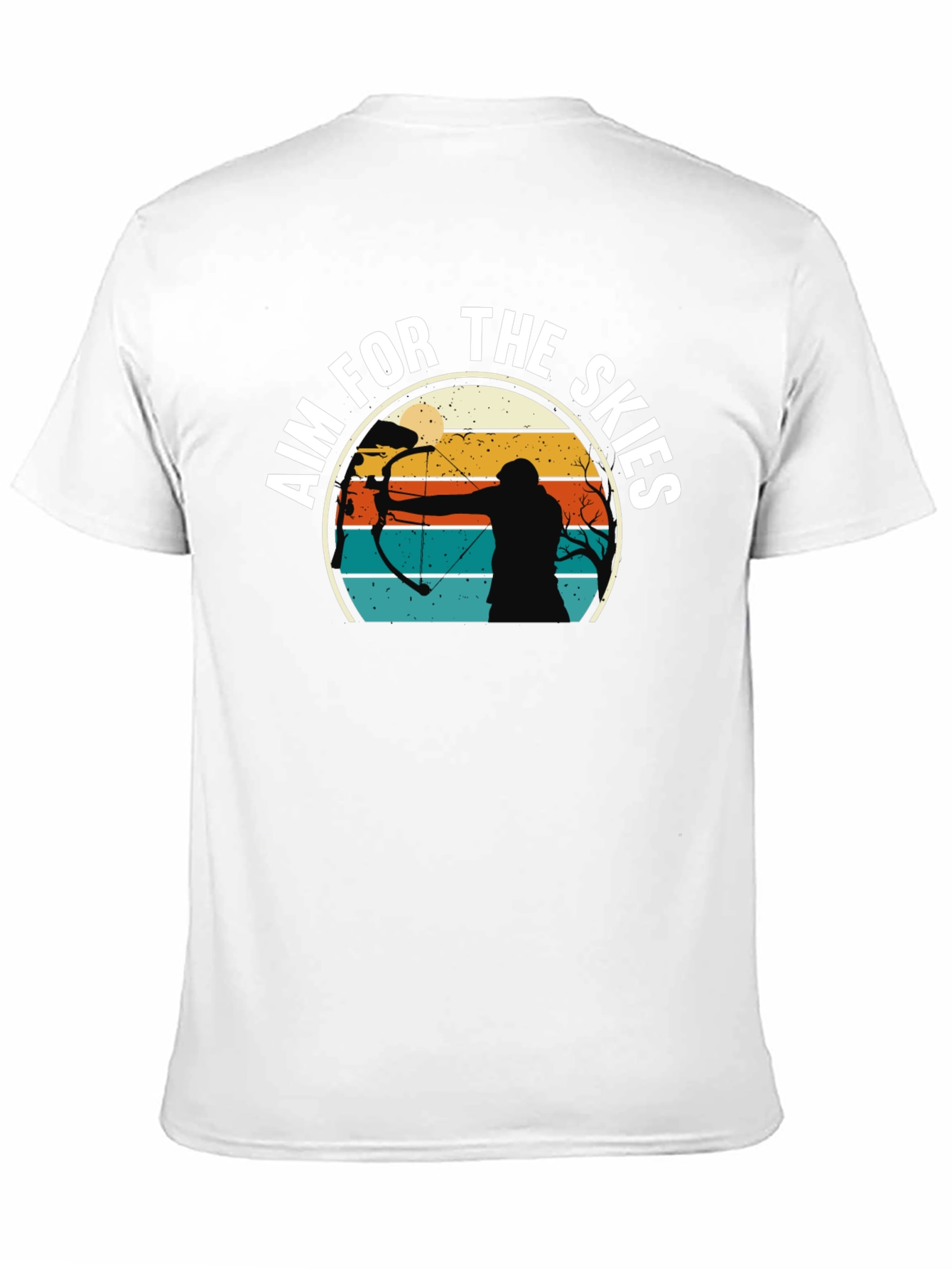 Aim For The Skies Retro Archer Graphic T-Shirt
