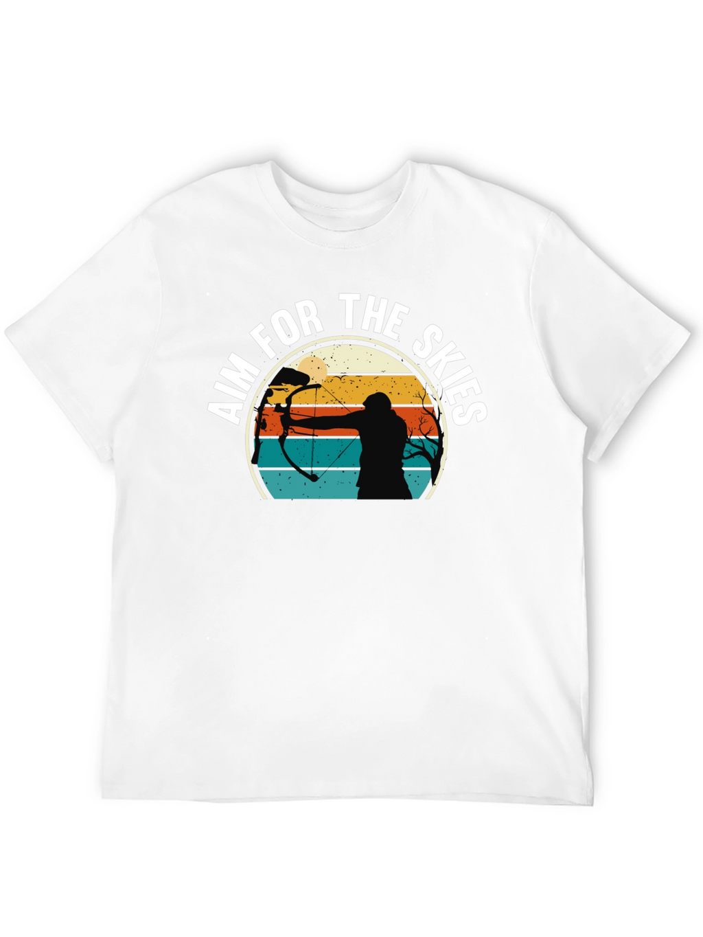 Aim For The Skies Retro Archer Graphic T-Shirt