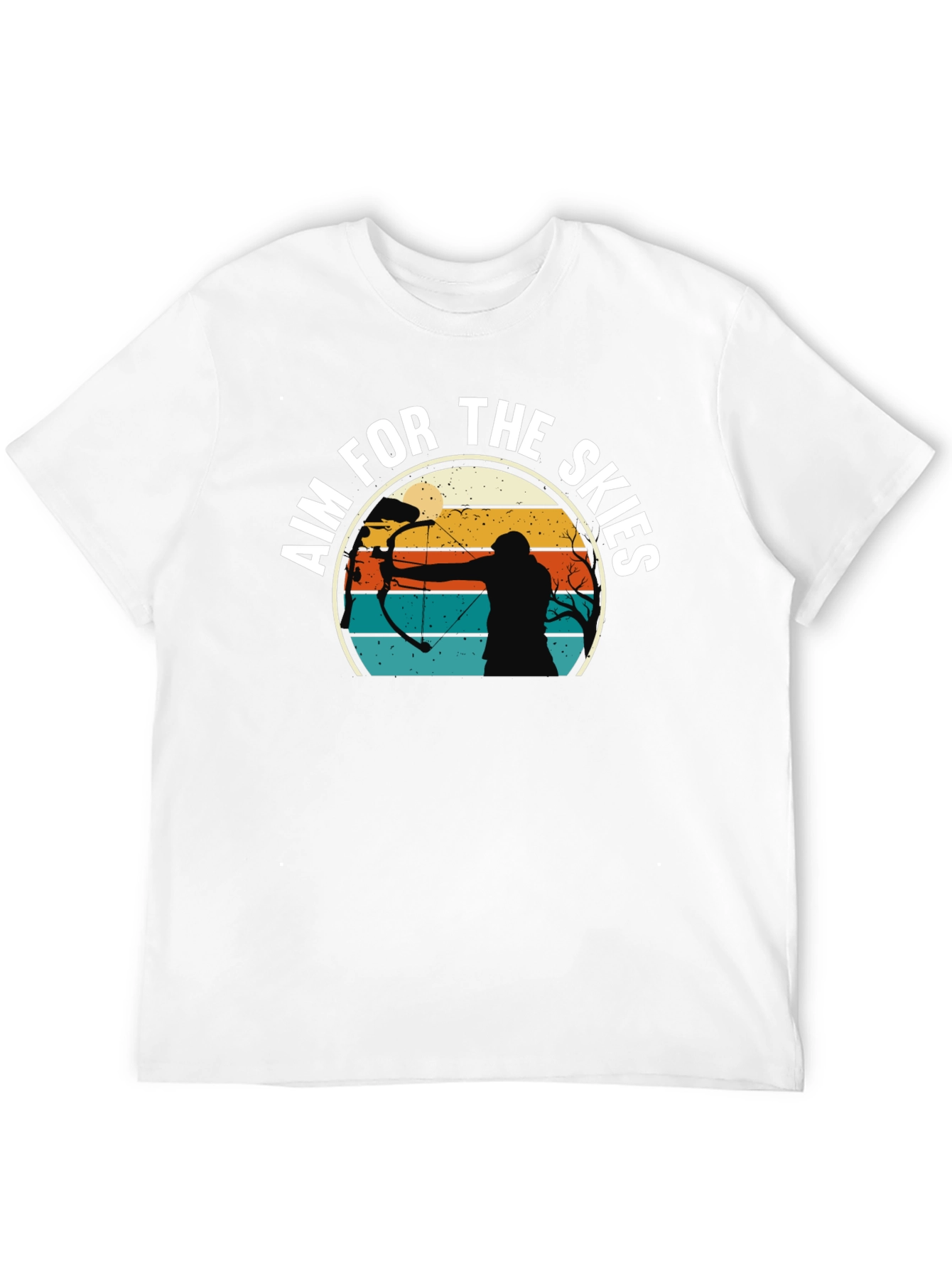 Aim For The Skies Retro Archer Graphic T-Shirt