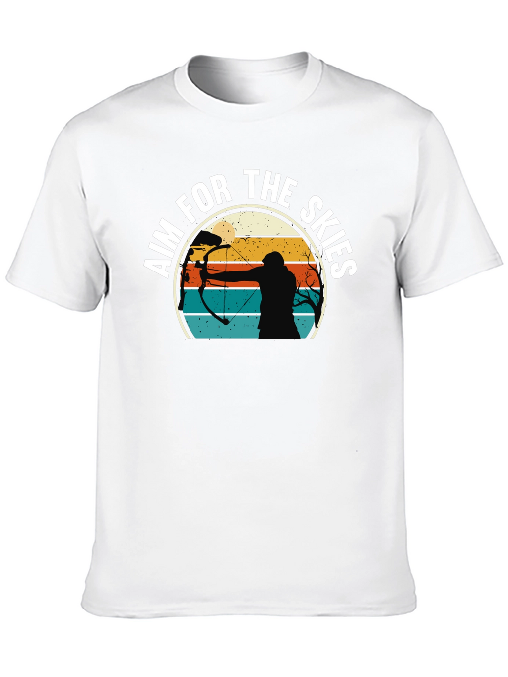 Aim For The Skies Retro Archer Graphic T-Shirt