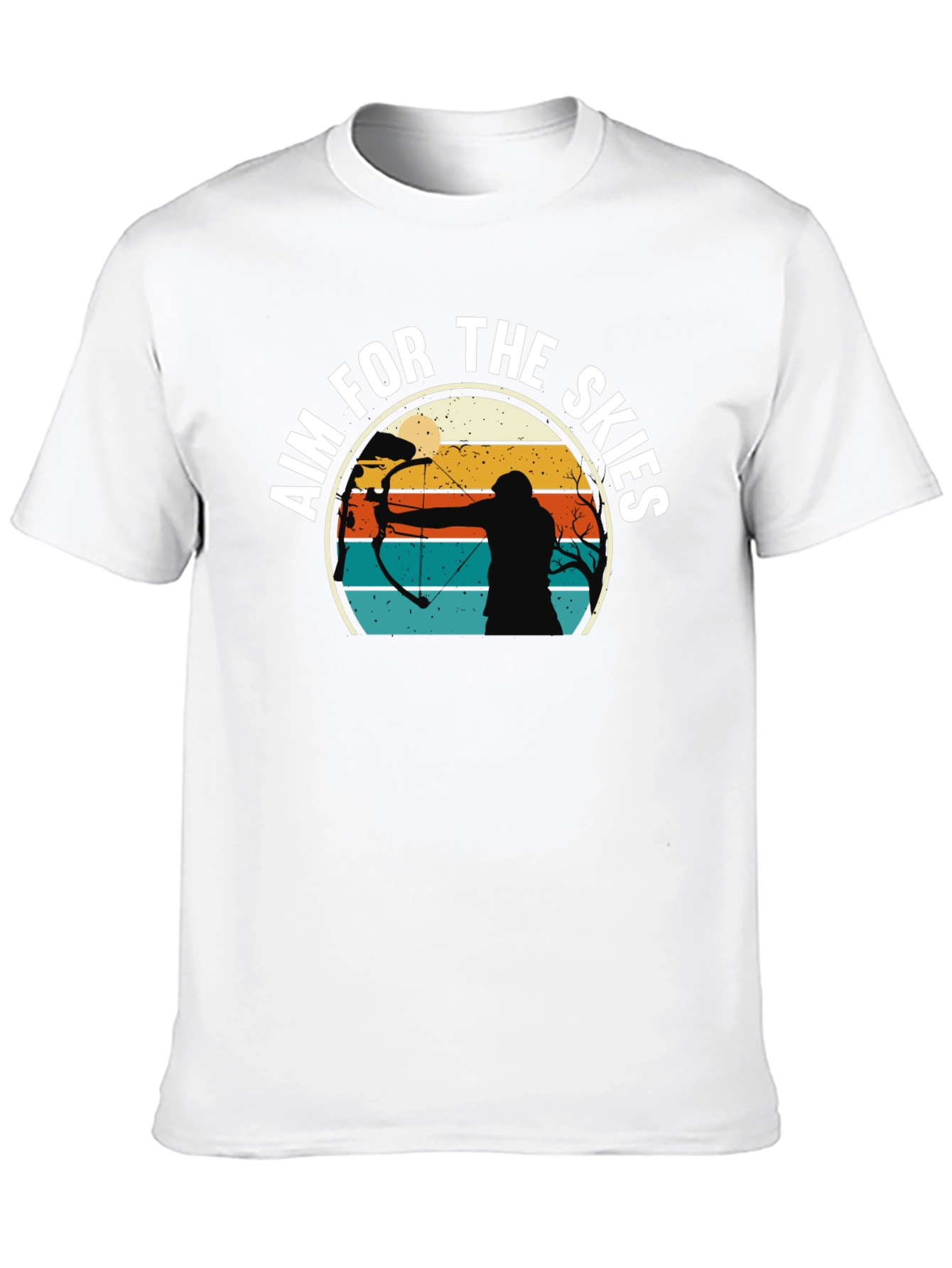 Aim For The Skies Retro Archer Graphic T-Shirt