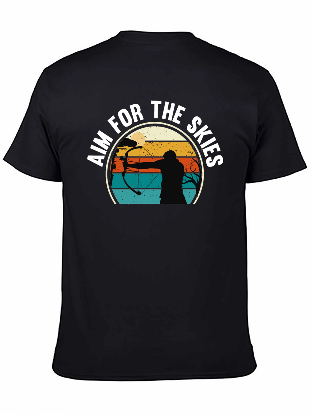 Aim For The Skies Retro Archer Graphic T-Shirt
