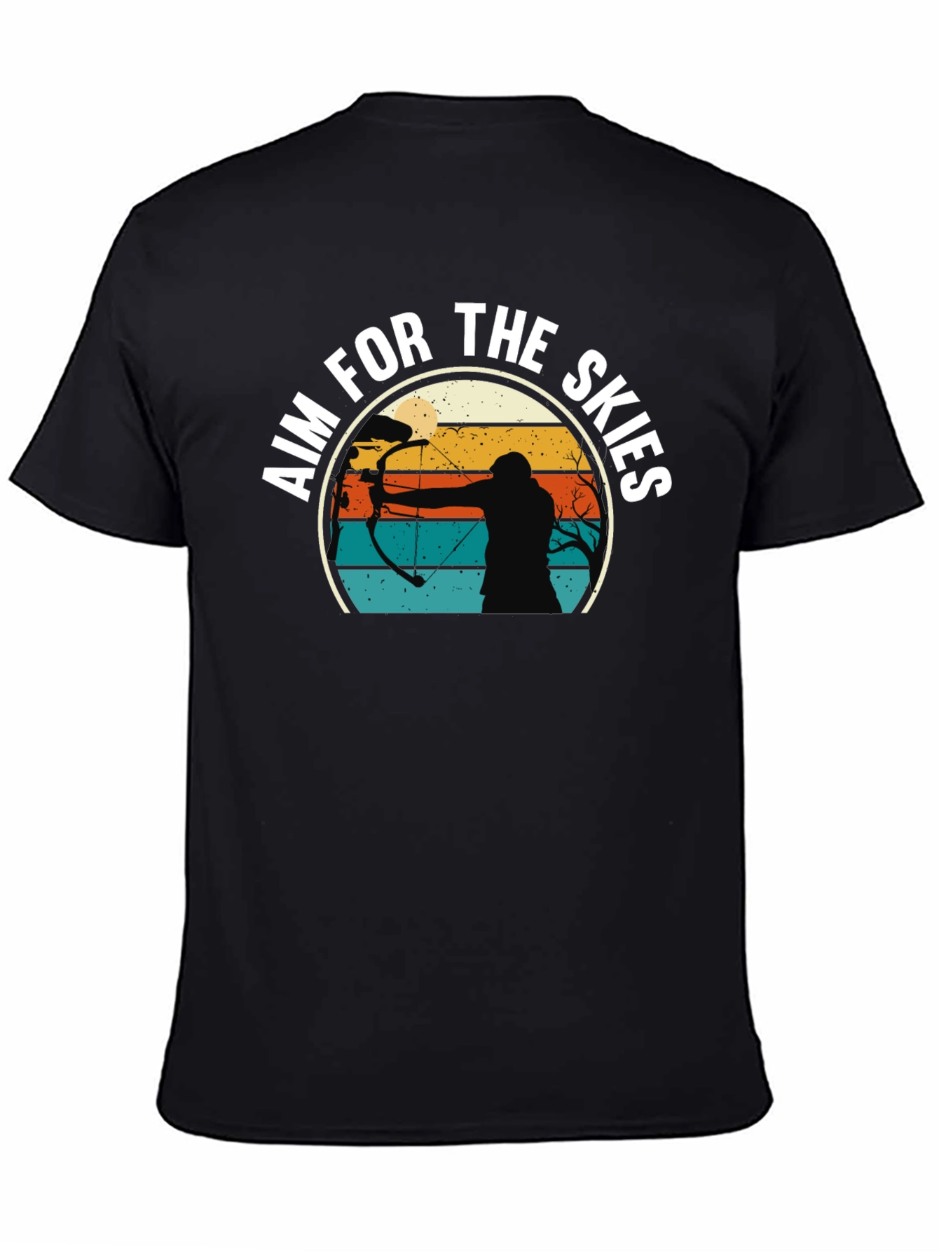Aim For The Skies Retro Archer Graphic T-Shirt