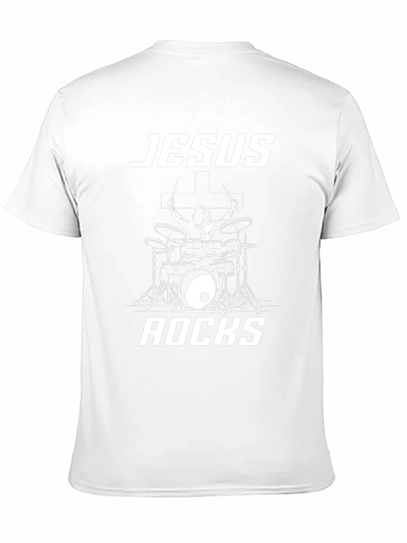 Jesus Rocks Black T-Shirt