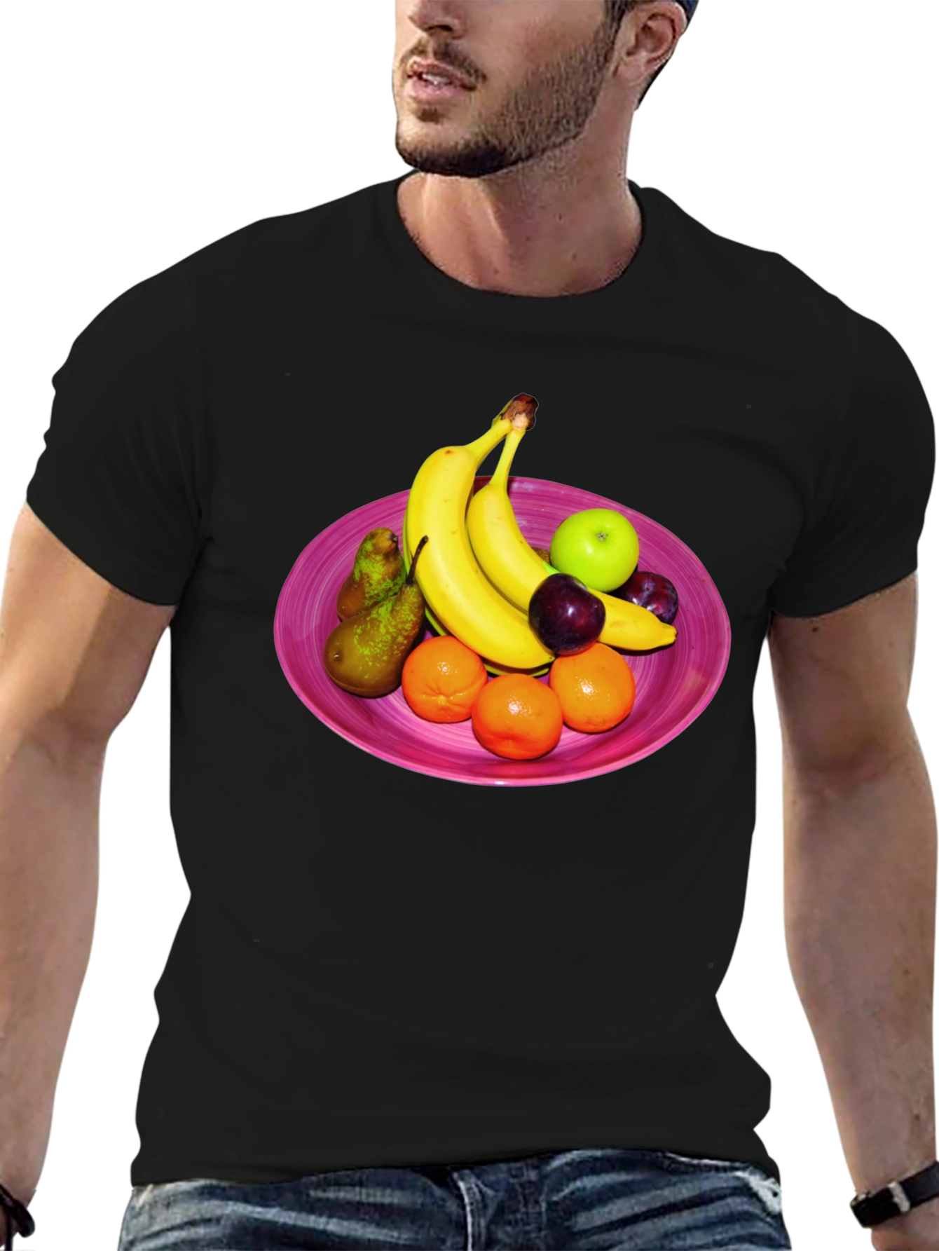 Fruit Bowl Graphic Tee - Fresh & Fun Design