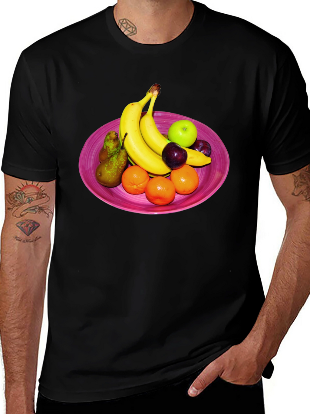Fruit Bowl Graphic Tee - Fresh & Fun Design