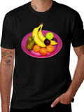 Fruit Bowl Graphic Tee - Fresh & Fun Design