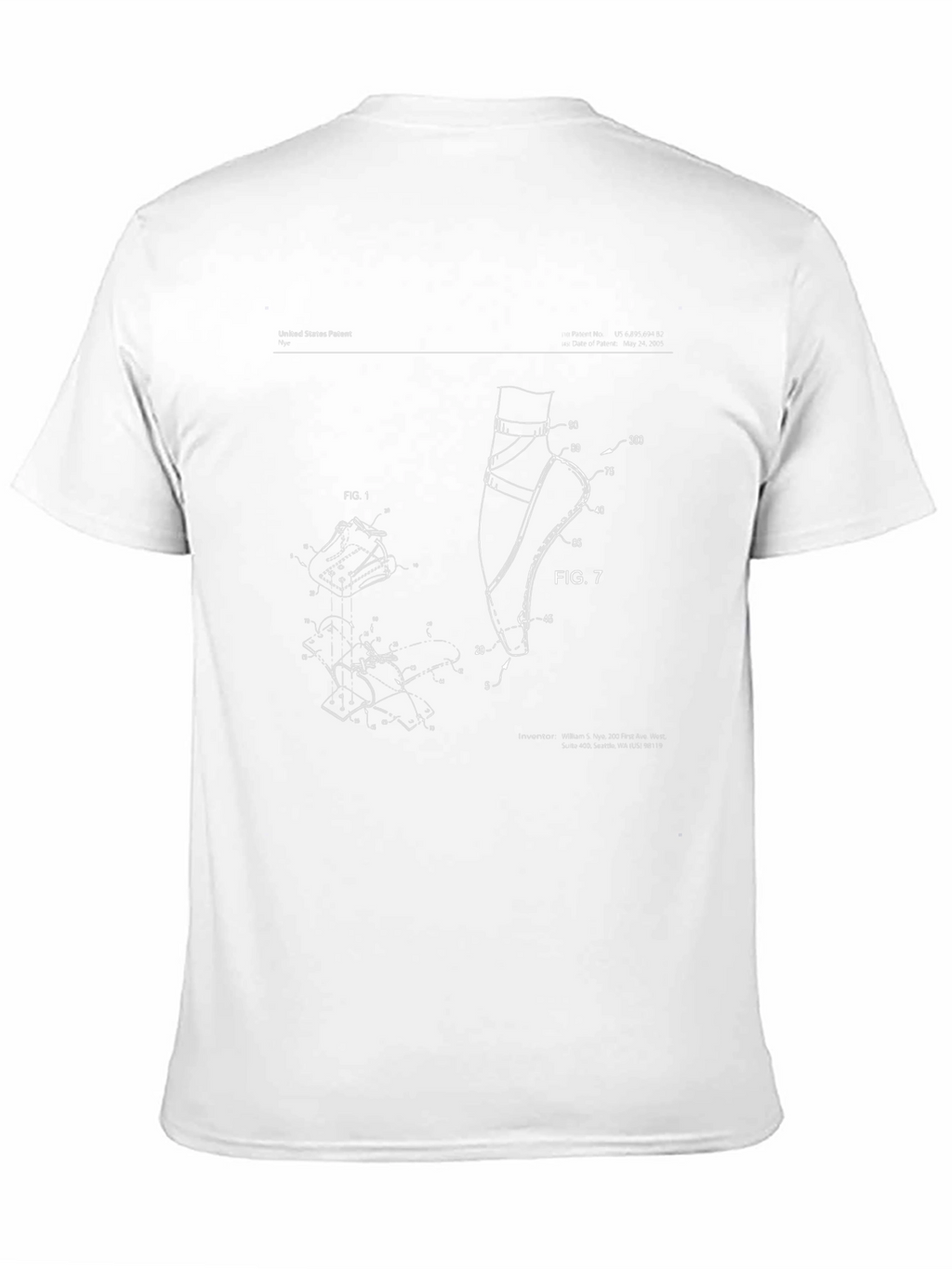 Ballet Pointe Shoe Patent Print T-Shirt