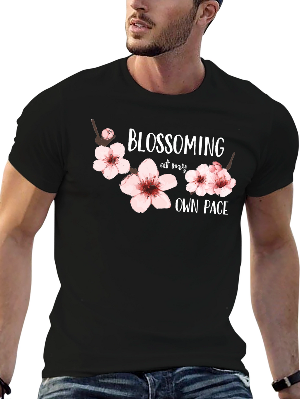 Blossoming At My Own Pace Graphic Tee