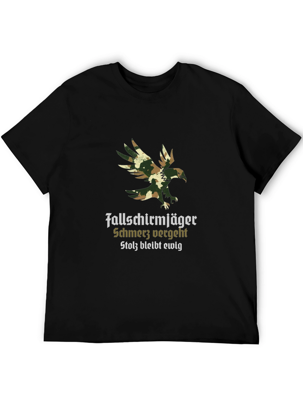 Fallschirmjäger Eagle Camo Graphic T-Shirt