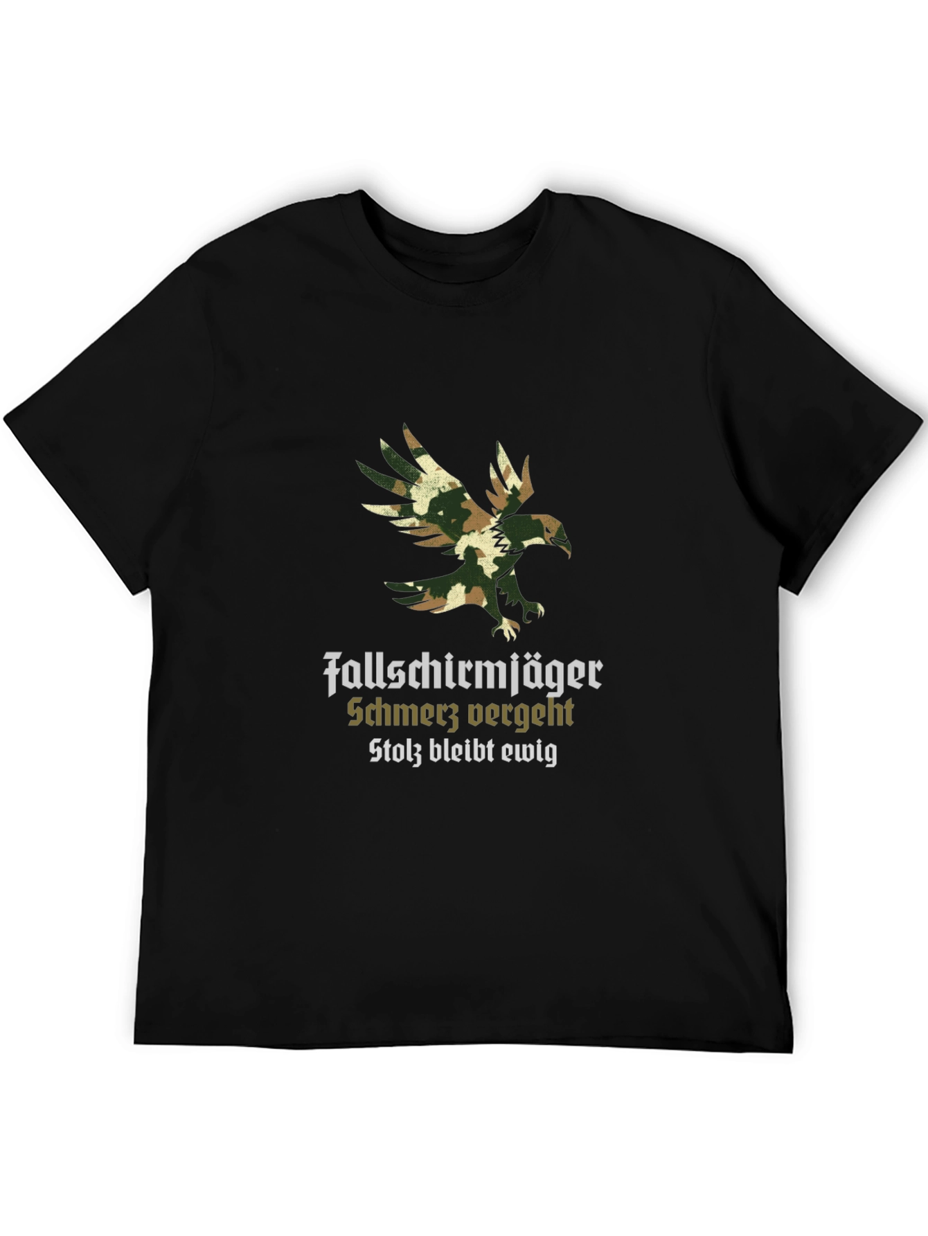 Fallschirmjäger Eagle Camo Graphic T-Shirt