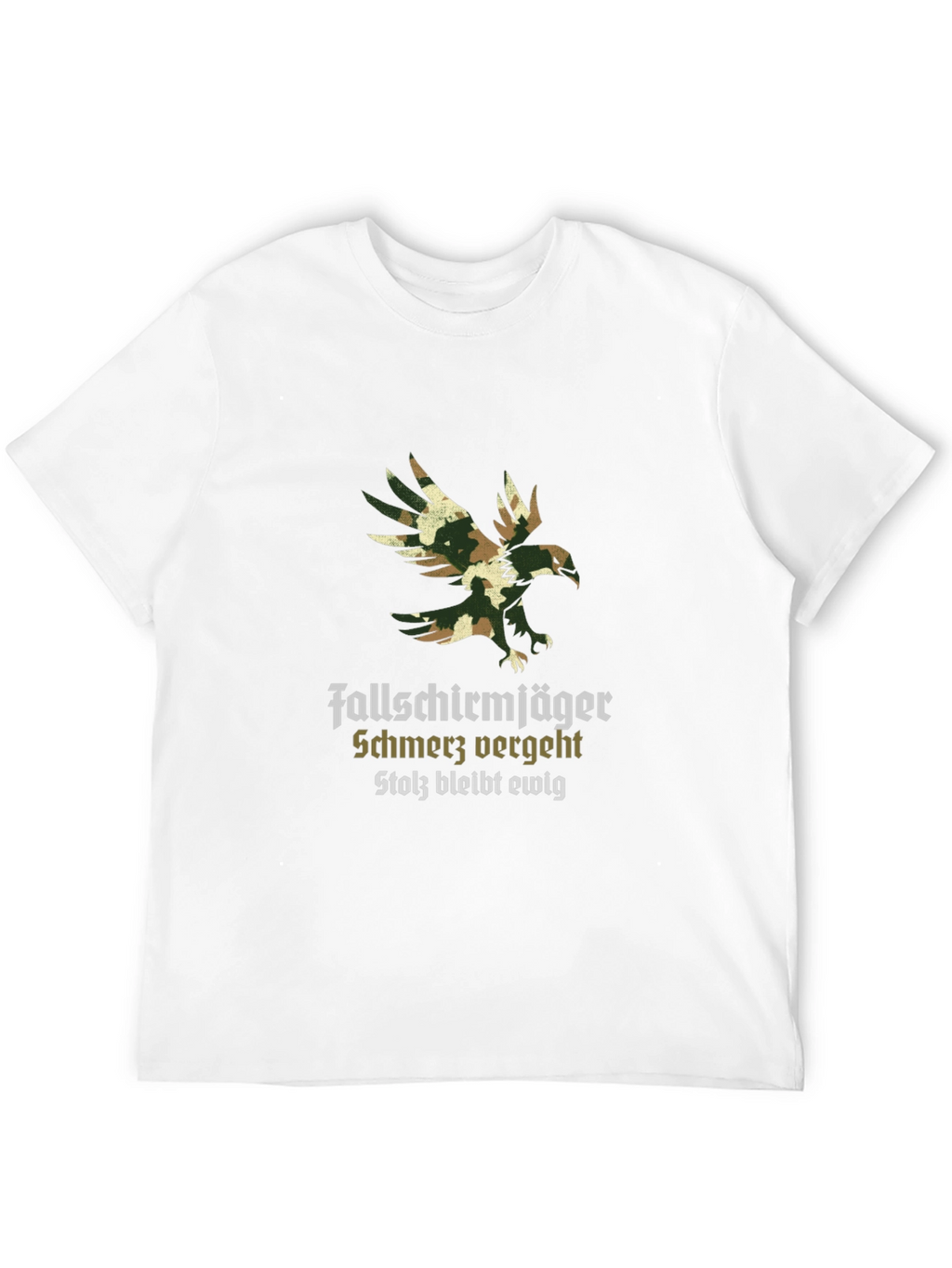 Fallschirmjäger Eagle Camo Graphic T-Shirt