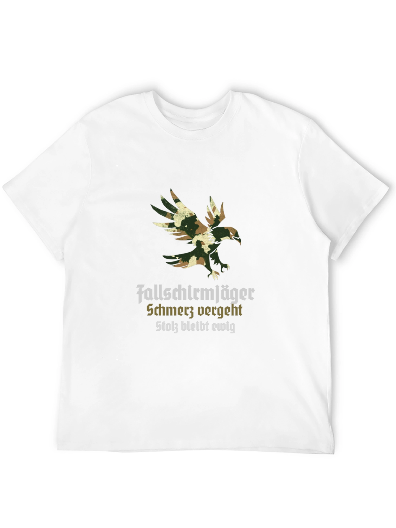 Fallschirmjäger Eagle Camo Graphic T-Shirt