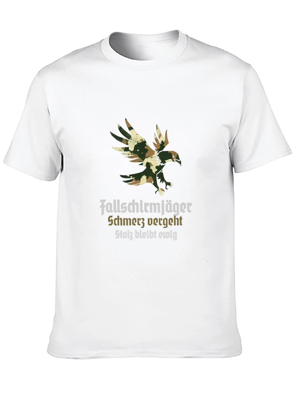 Fallschirmjäger Eagle Camo Graphic T-Shirt