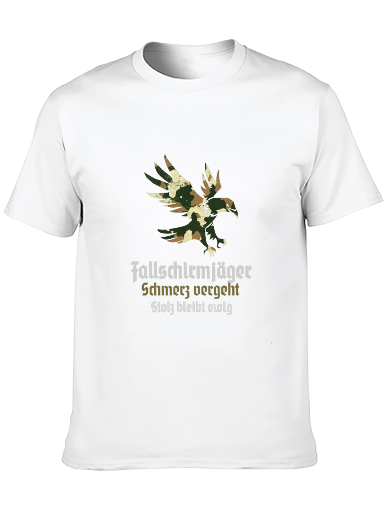 Fallschirmjäger Eagle Camo Graphic T-Shirt