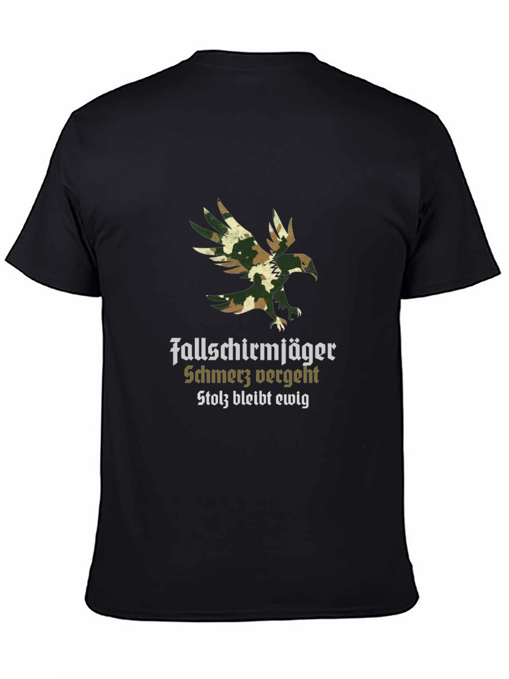 Fallschirmjäger Eagle Camo Graphic T-Shirt