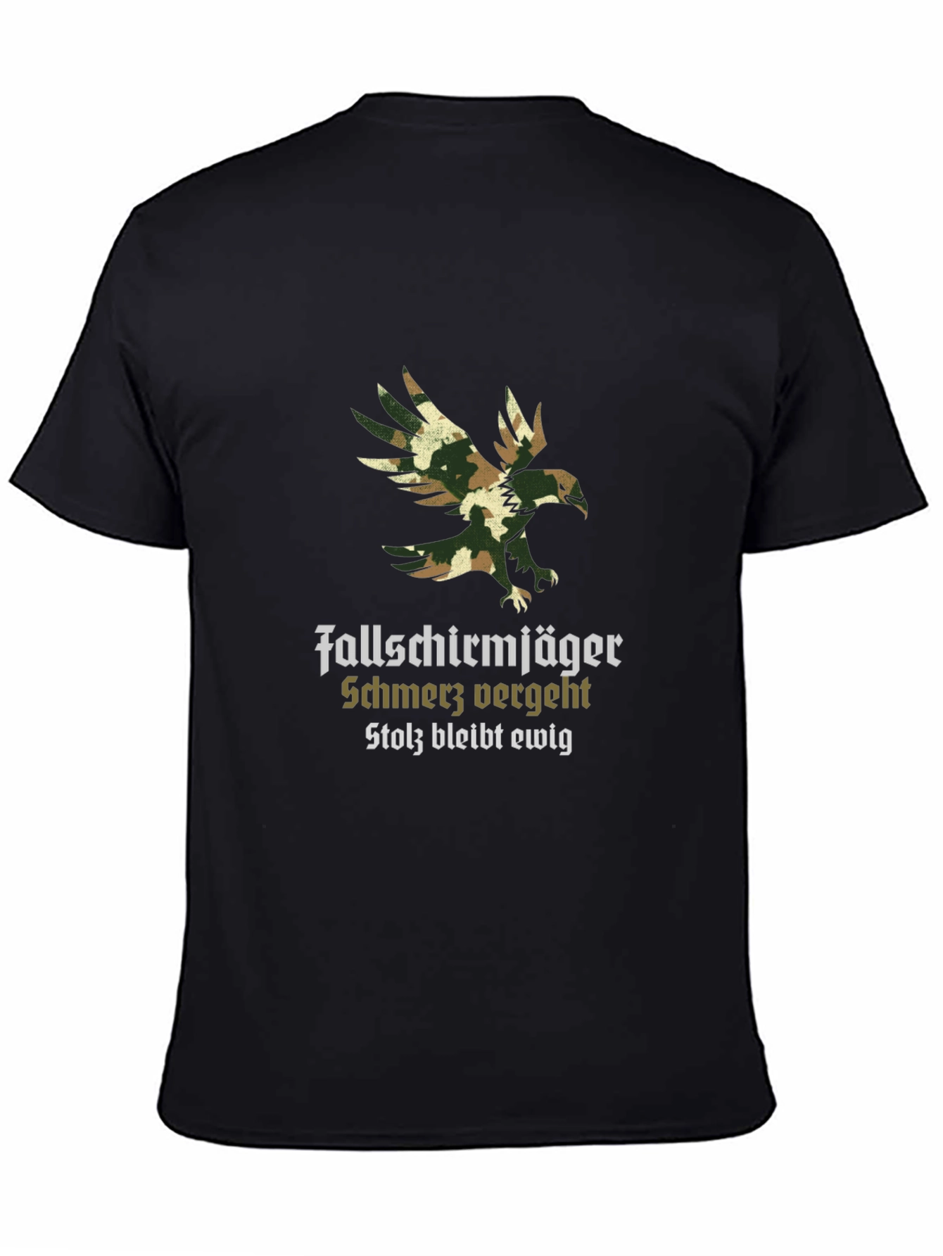 Fallschirmjäger Eagle Camo Graphic T-Shirt