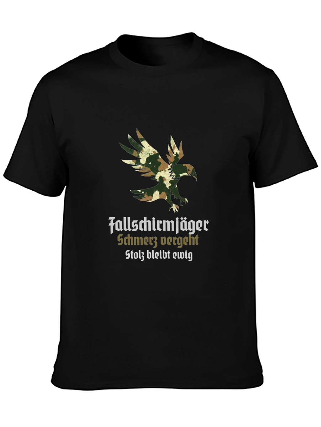 Fallschirmjäger Eagle Camo Graphic T-Shirt