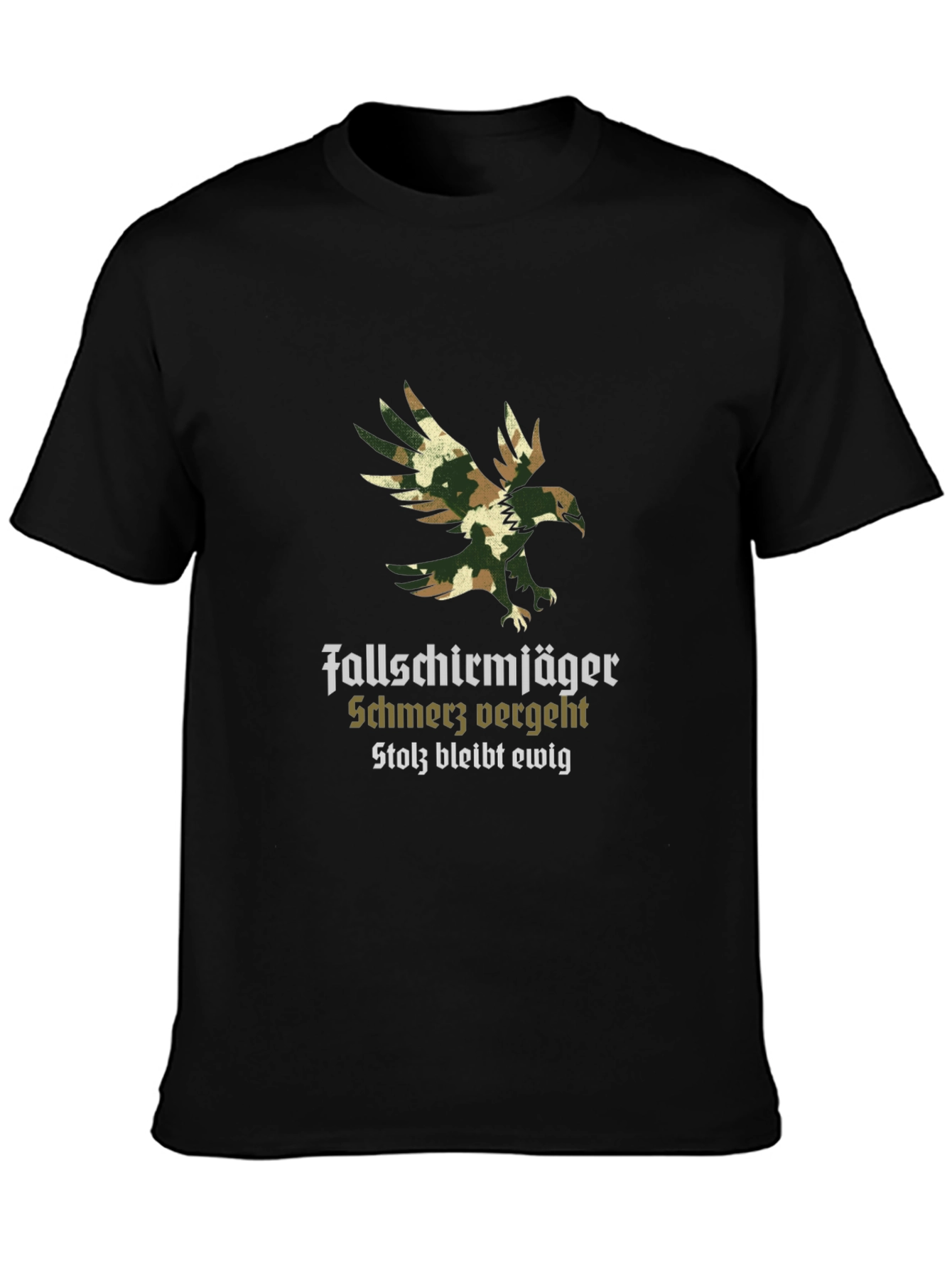 Fallschirmjäger Eagle Camo Graphic T-Shirt