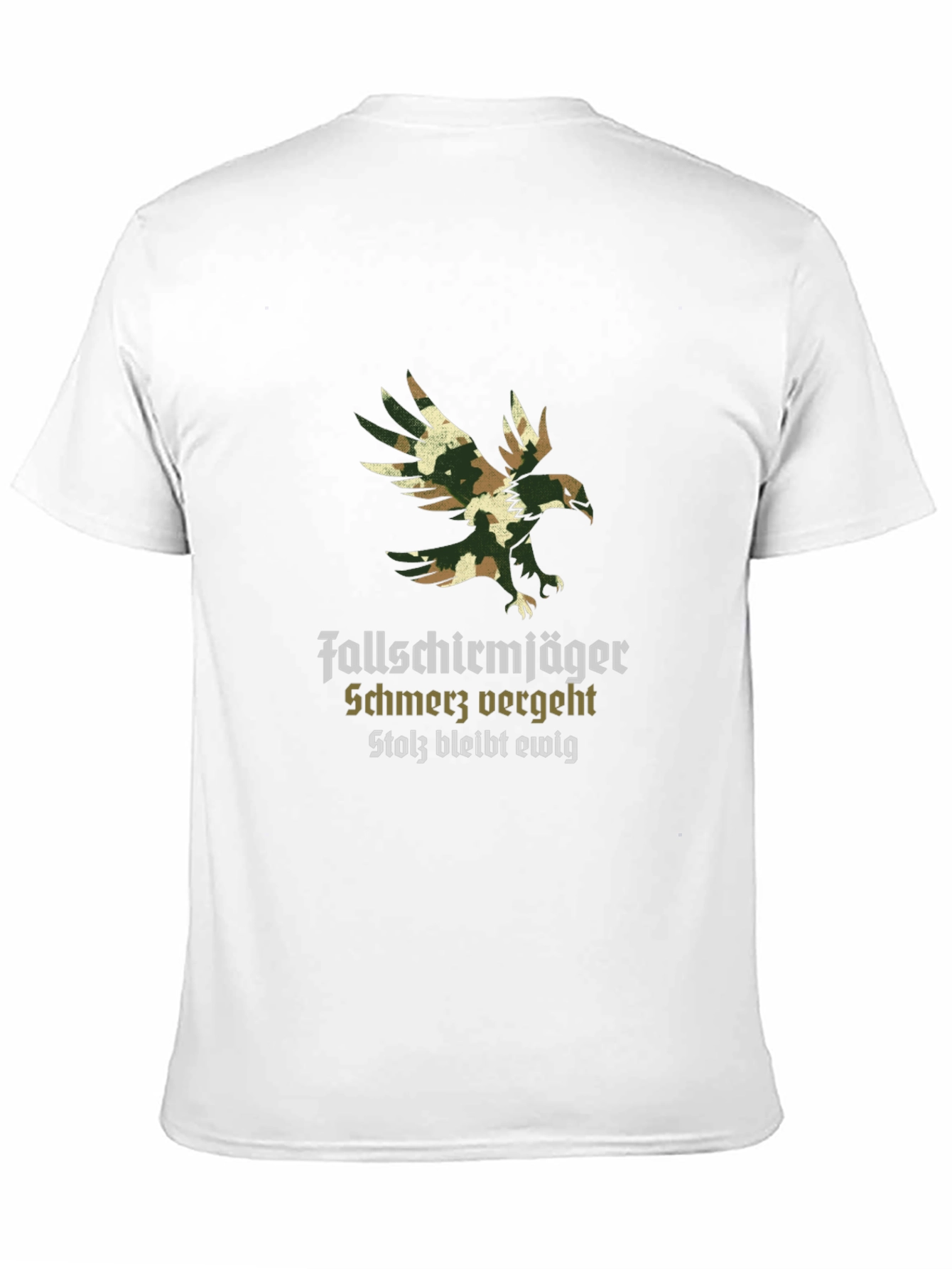 Fallschirmjäger Eagle Camo Graphic T-Shirt