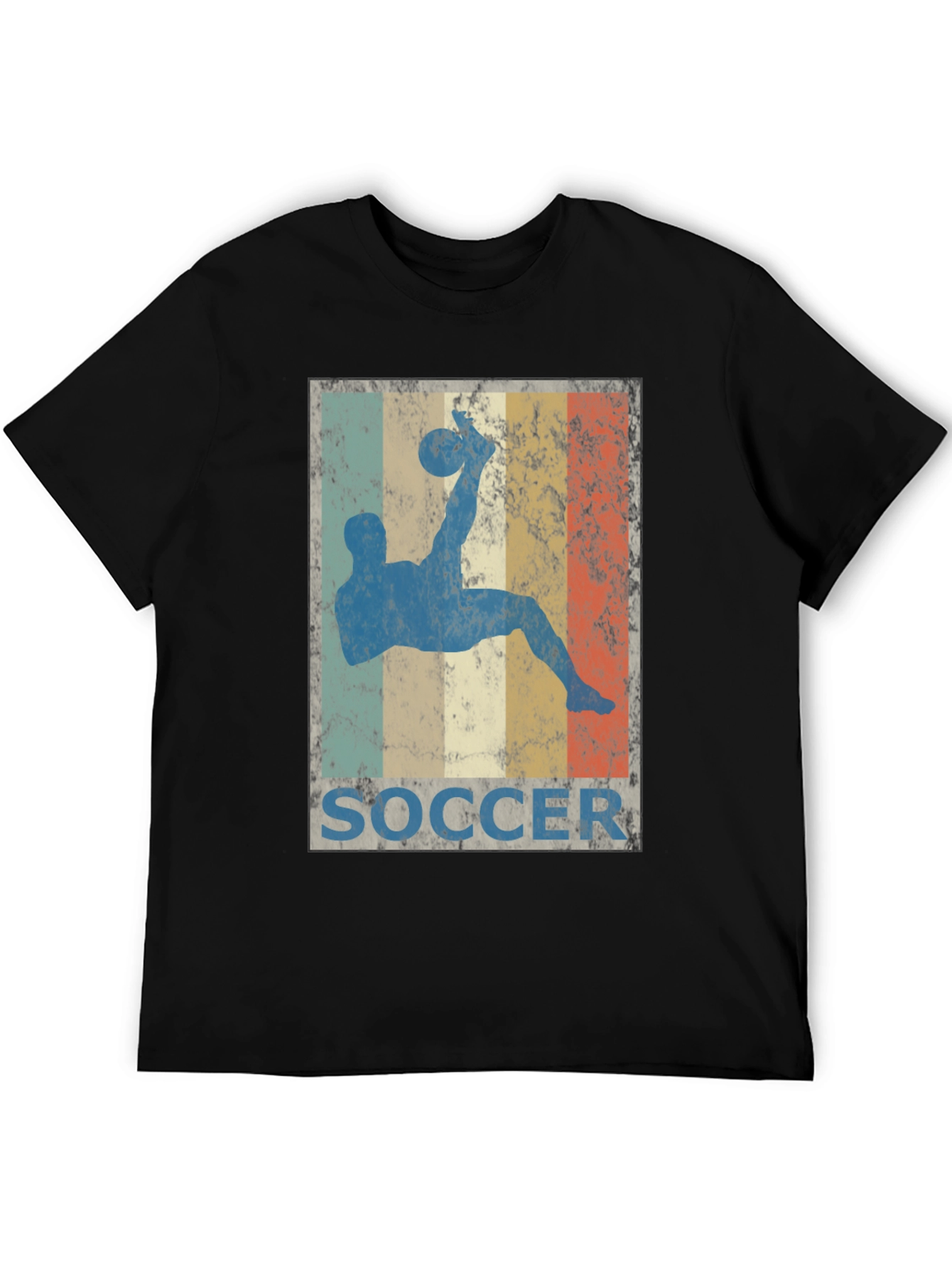Vintage Soccer Kick T-Shirt - Retro Style