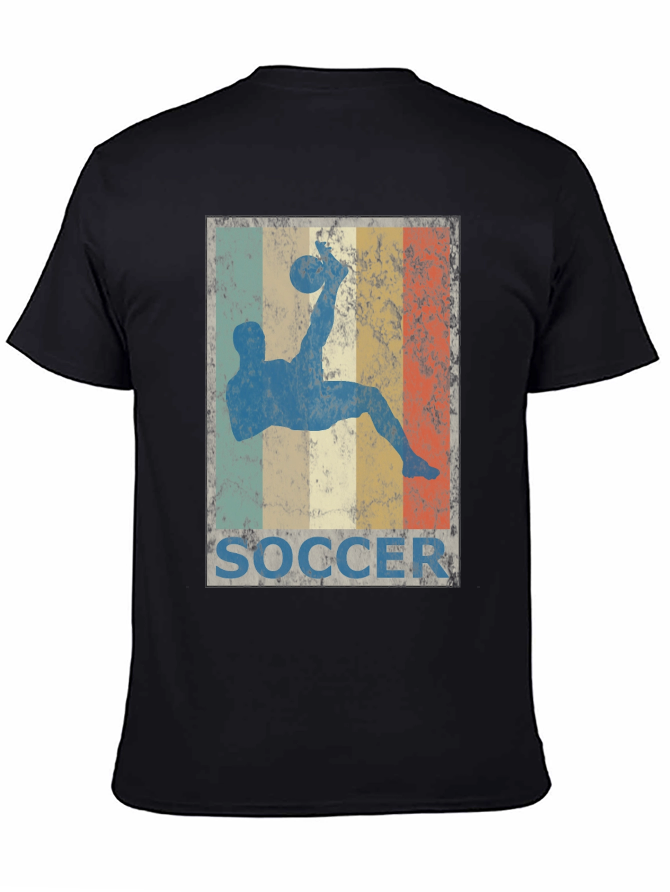 Vintage Soccer Kick T-Shirt - Retro Style