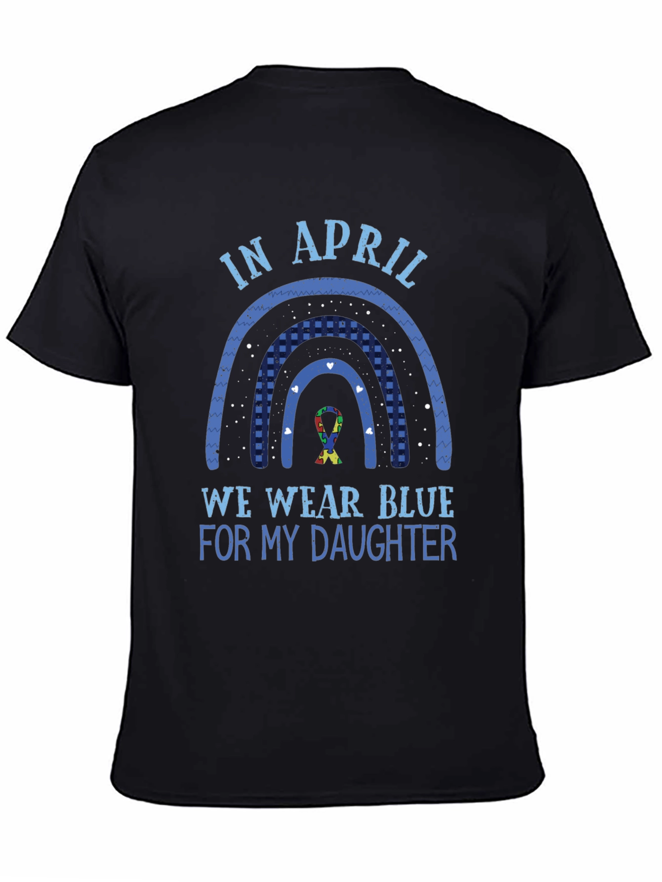 Autism Awareness In April We Wear Blue T-Shirt