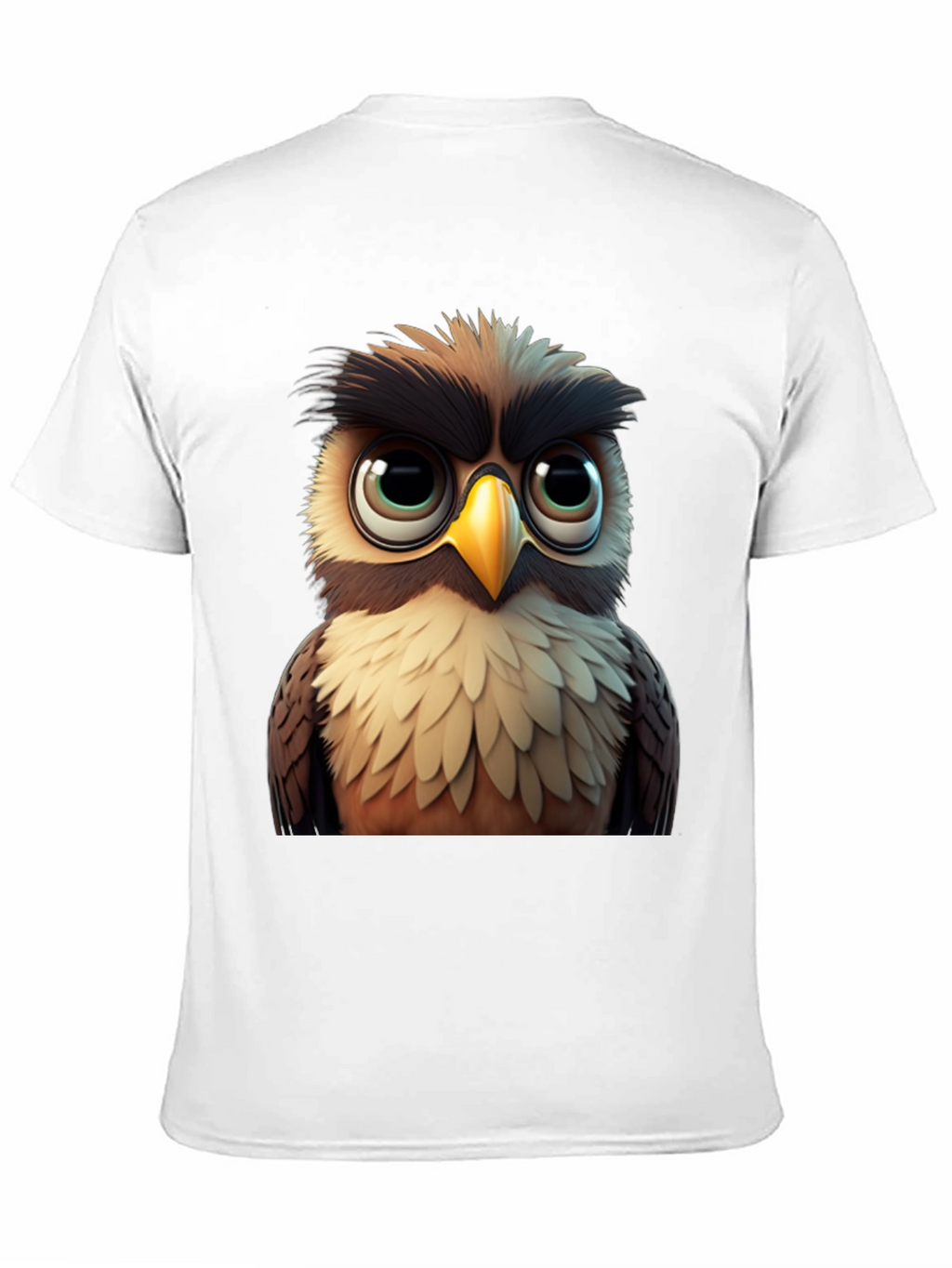 Owl Graphic Black T-Shirt - Soft Cotton Tee