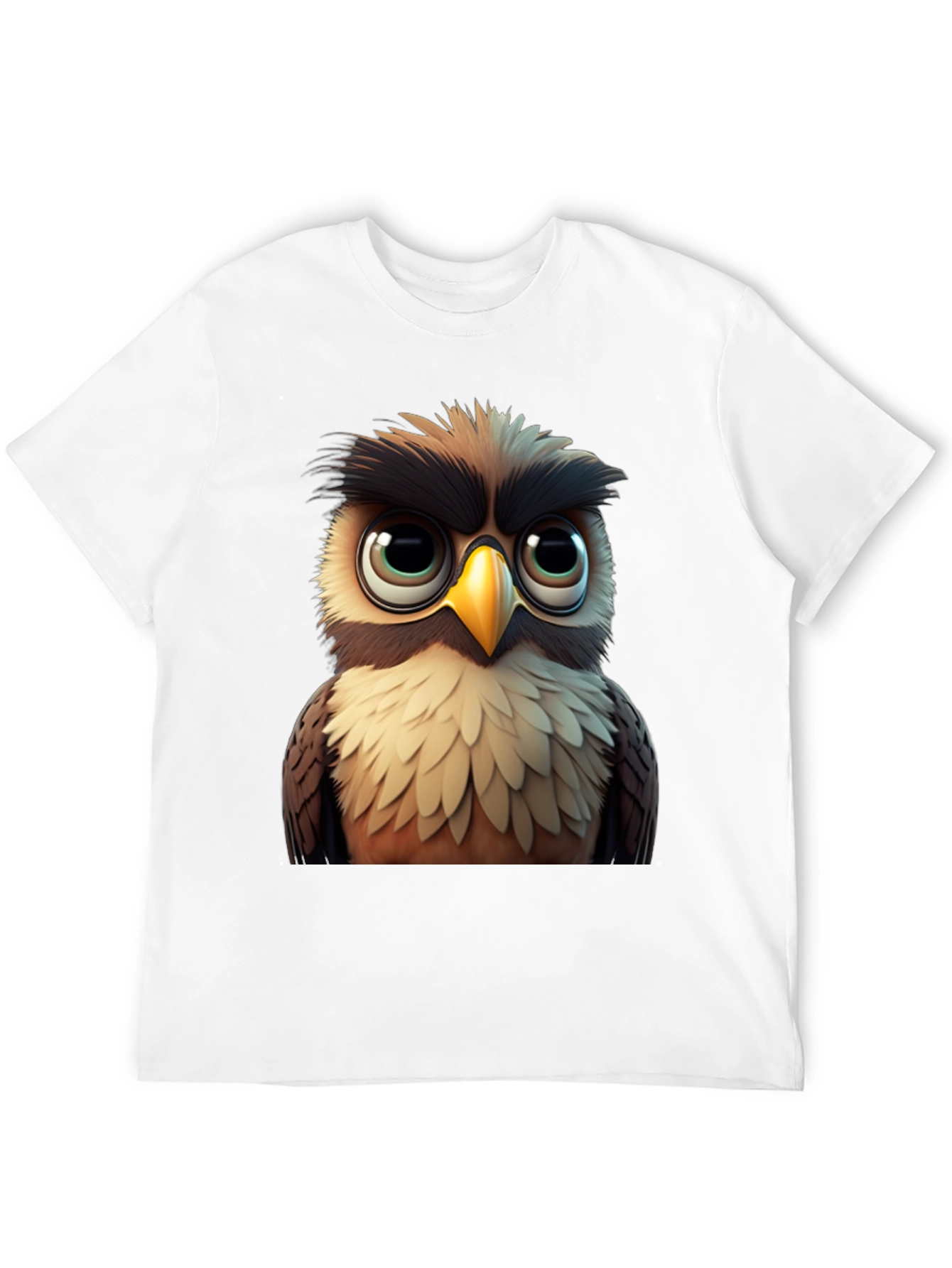 Owl Graphic Black T-Shirt - Soft Cotton Tee