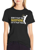Saxophone Player Graphic T-Shirt