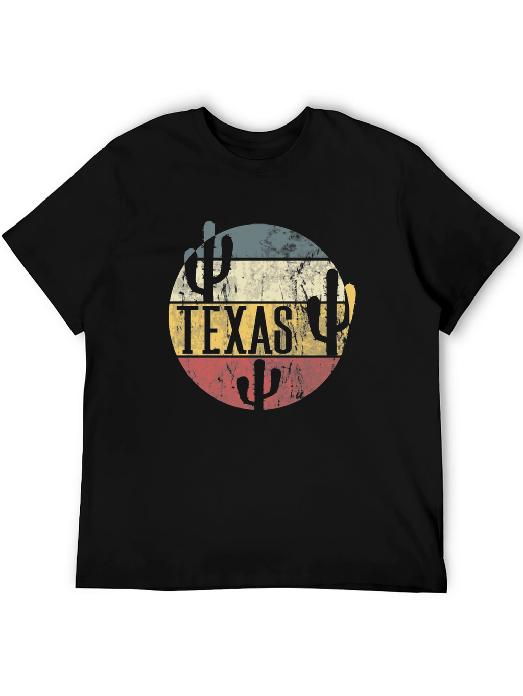 Texas Desert Cactus Graphic T-Shirt