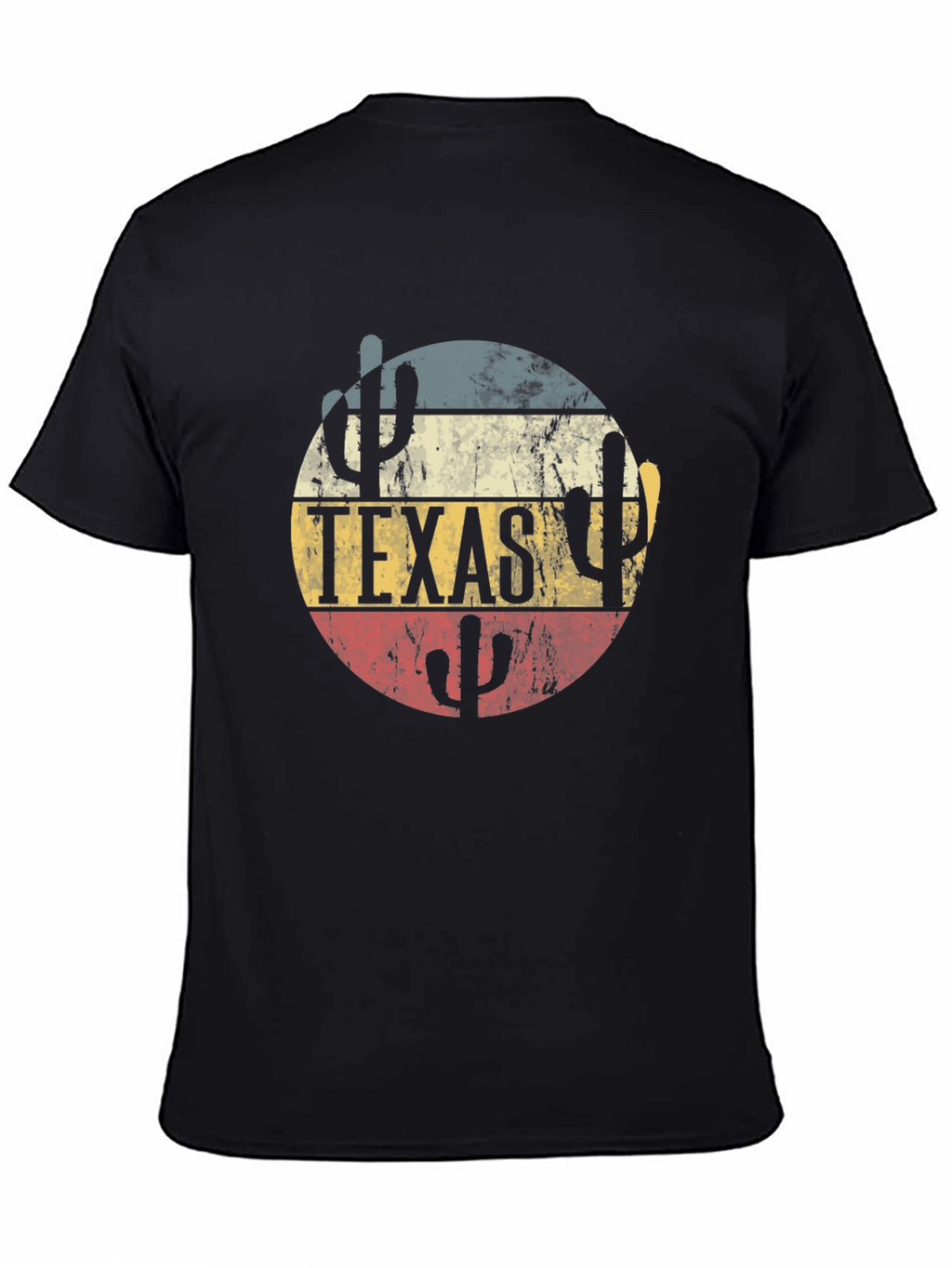 Texas Desert Cactus Graphic T-Shirt