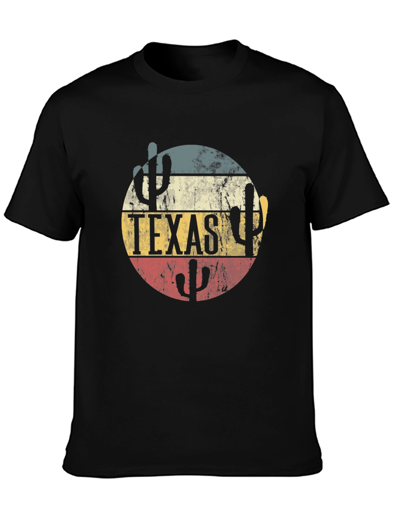 Texas Desert Cactus Graphic T-Shirt